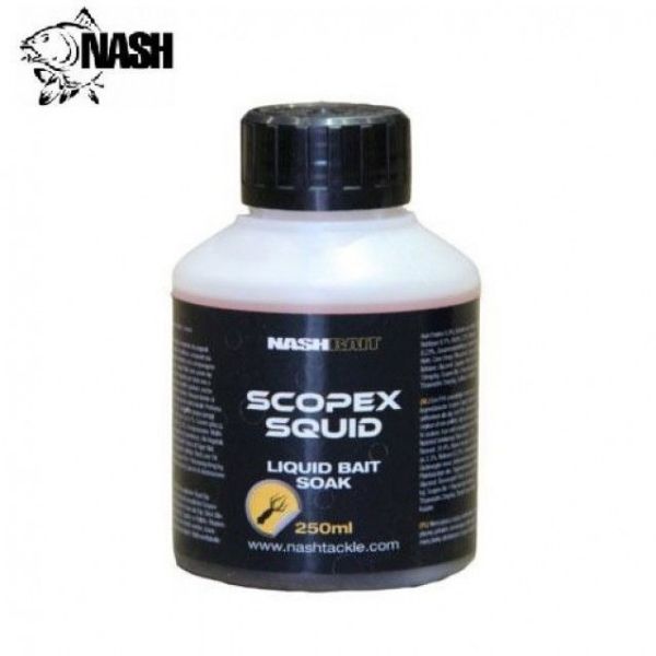 Nash Scopex Squid Bait Soak 250ml