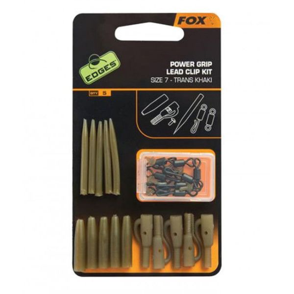 Fox Edges Surefit Lead Clip Kit x 5 pc