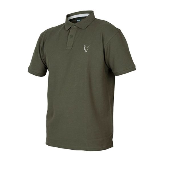 Fox Collection Green & Silver Polo Shirt
