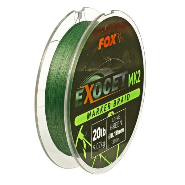 Fox Exocet MK2 Marker Braid green 300m 0.18mm