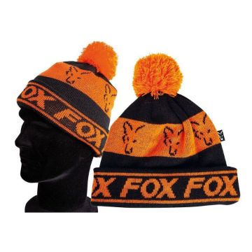 Fox Black Orange Lined Bobble