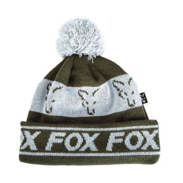 Fox Green Silver Lined Bobble