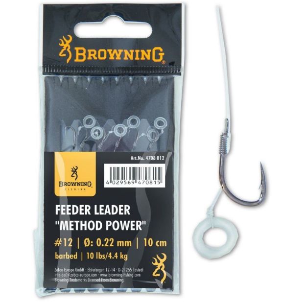 Browning Feeder Leader Method Power Pellet