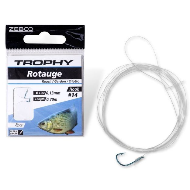 Zebco Trophy Roach Hook Nylon 