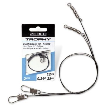 Zebco Trophy Steel Trace 25cm 6kg