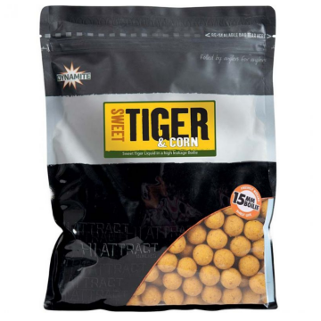 Dynamite Baits Sweet Tiger & Corn Boilies 1 kg 15 mm