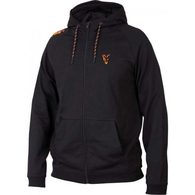 Fox Collection Black / Orange LW Hoodie