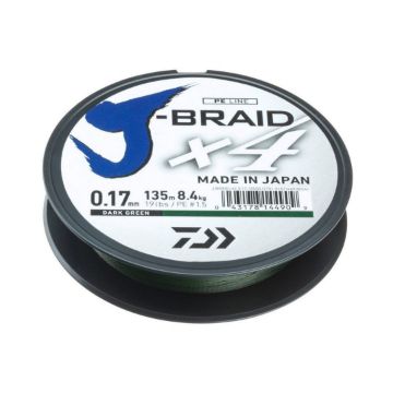 Daiwa J-Braid X4 135m Dark Green