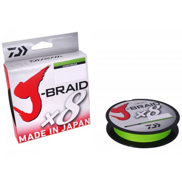 Daiwa J-Braid X8 Chartreuse 150m