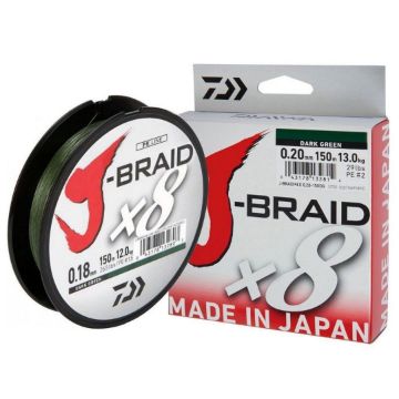 Daiwa J-Braid X8 Dark Green 300m