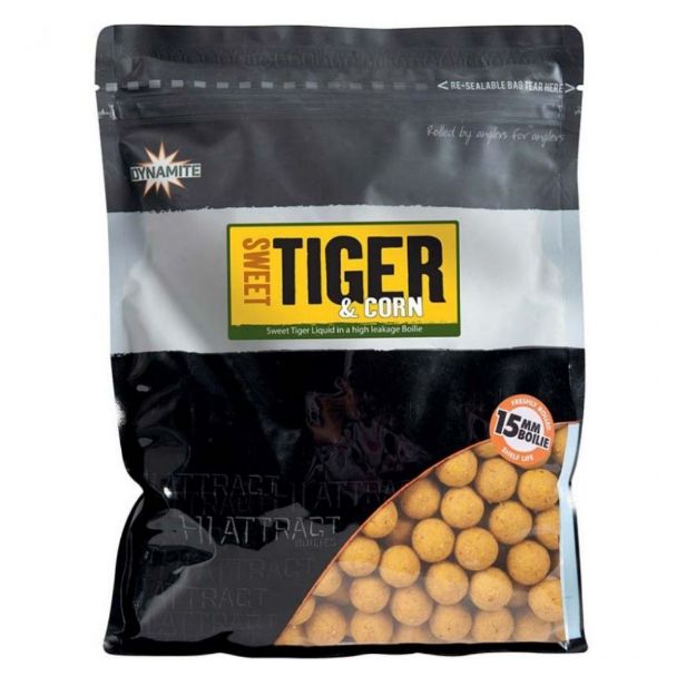 Dynamite Baits Sweet Tiger & Corn Boilies 1 kg 20 mm