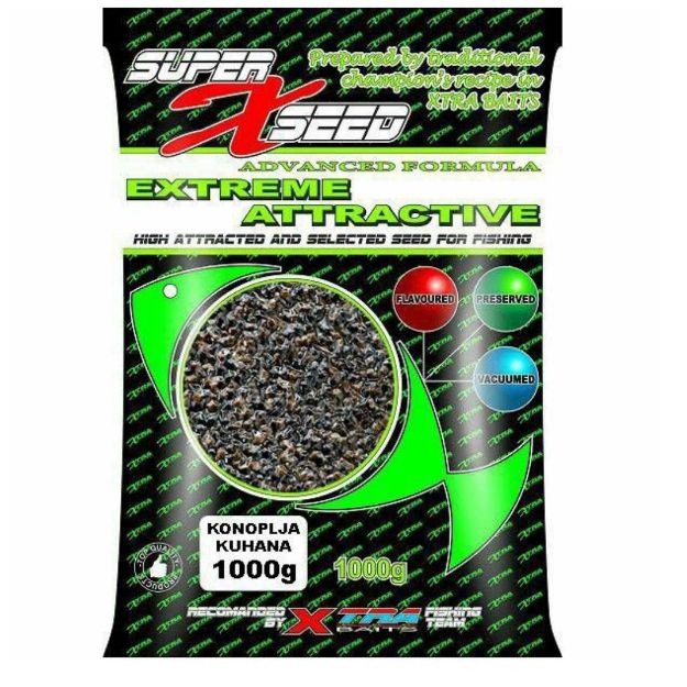 Xtra Baits Konoplja Kuhana 1kg