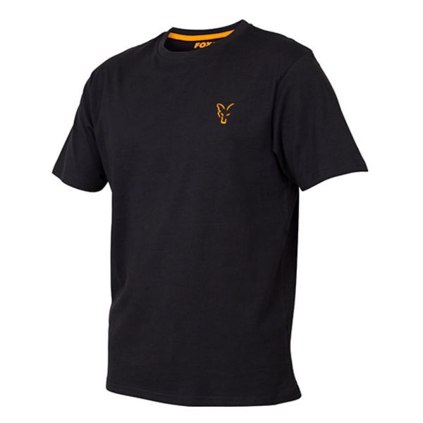 Fox Collection Orange Black T-Shirt