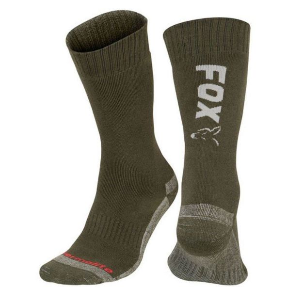 Fox Thermolite Long Sock Green Silver