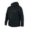 Fox Collection Sherpa Hoodie Black Orange