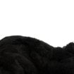 Fox Collection Sherpa Hoodie Black Orange