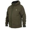 Fox Collection Sherpa Hoodie Green Silver