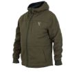 Fox Collection Sherpa Hoodie Green Silver