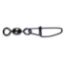 Black Cat Heavy Duty Cross Lock Swivel virble sa kopčom za ribolov soma