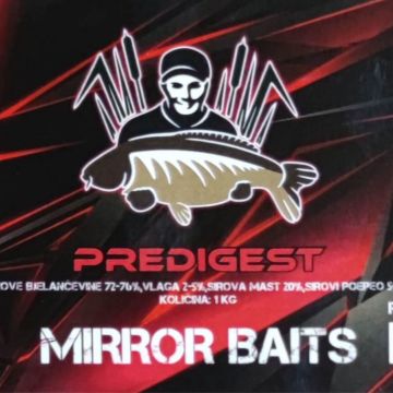 Mirror Baits Predigest 1kg riblje brašno za ribolov i izradu boila za ribolov