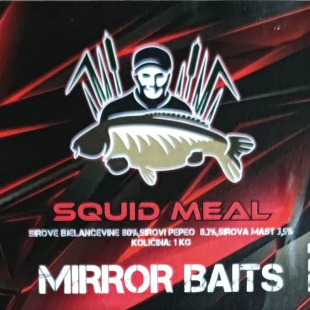 Mirror Baits Squid Meal 1kg riblje brašno za ribolov i za izradu boila za ribolov