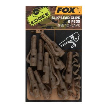 Fox Edges Camo Slik Lead Clip & Pegs