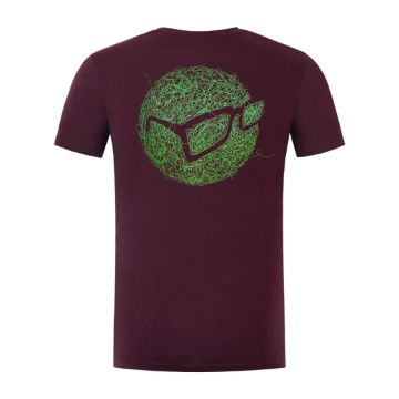 Korda Birdsnest Tee Burgundy  krakte majice