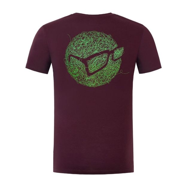 Korda Birdsnest Tee Burgundy  krakte majice