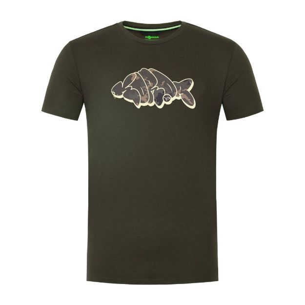 Korda Outline Tee Dark Olive kratke majice