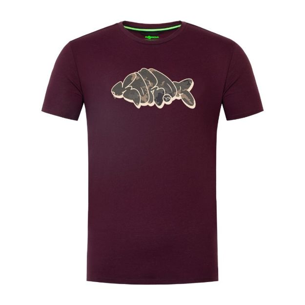 Korda Outline Tee Burgundy kratke  majice