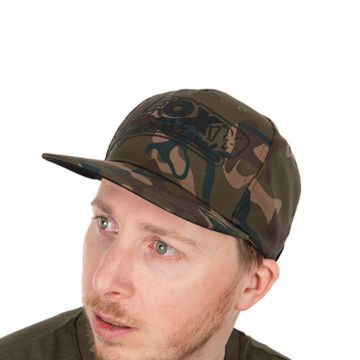 Fox Camo Flat Snapback Kape