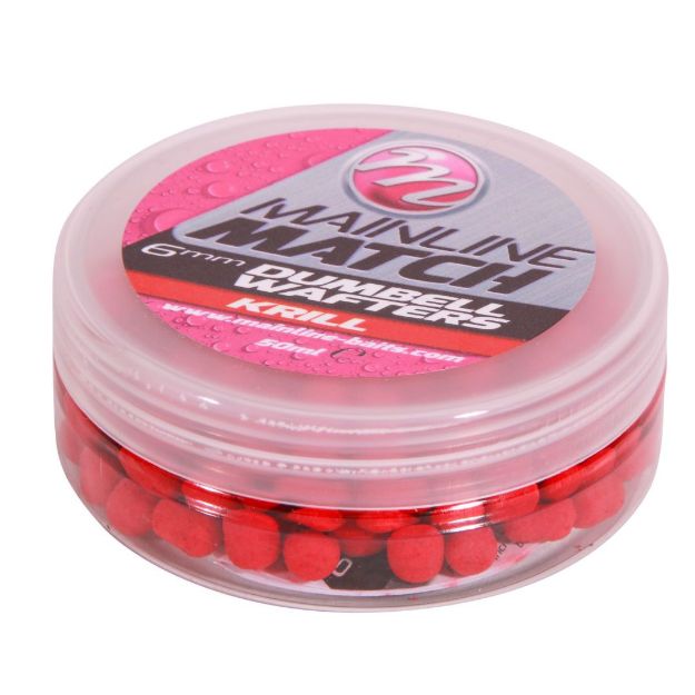 Mainline Match Dumbell Wafters Red Krill