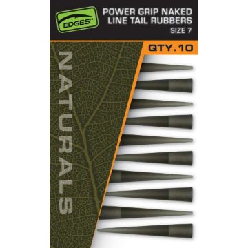 FOX EDGES NATURALS POWER GRIP NAKED LINE TAIL RUBBERS