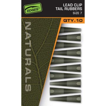 FOX EDGES NATURALS LEAD CLIP TAIL RUBBERS 7