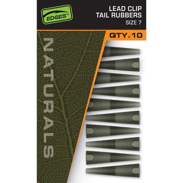FOX EDGES NATURALS LEAD CLIP TAIL RUBBERS 7