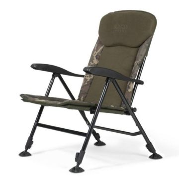 Nash Bank Life Reclining Stolica Camo za ribolov