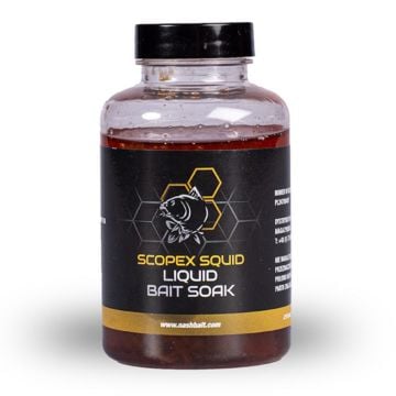 Nash Scopex Squid Liquid Bait Soak 250ml dip za ribolov boile