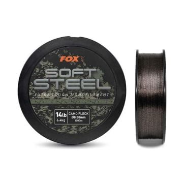 FOX Soft Steel Fleck Camo Mono 1000m Najlon za šaranski ribolov