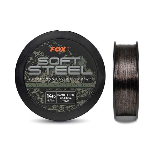 FOX Soft Steel Fleck Camo Mono 1000m Najlon za šaranski ribolov