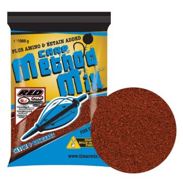 Timar Mix Pro Method Red Krill Strawberry 1kg hrana za feeder ribolov