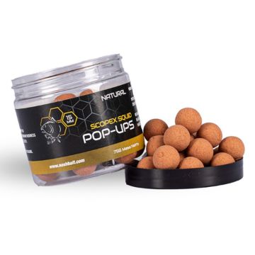 Nash Scopex Squid Pop Ups Natural boile za ribolov šarana 