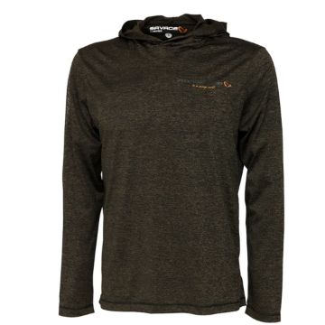 SAVAGE GEAR Fighter Stretch Hoodie Burnt Olive Melange