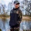 FOX LW Split Zip Hoody Camo Black