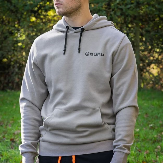 Guru Grey Lightweight Hoodie Majice za ribolov