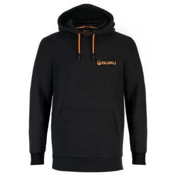 Guru Black Lightweight Hoodie Majice za ribolov