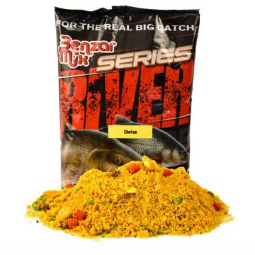 Benzar Mix River Hrana 1kg  4 cheese  sir aroma ribolov za rijeke šaran