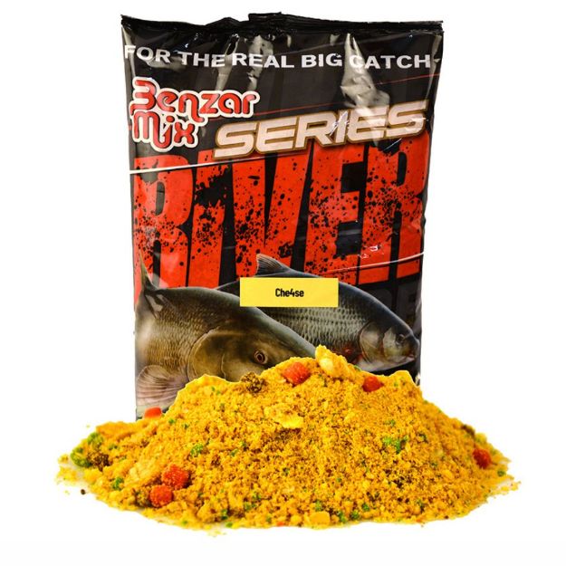 Benzar Mix River Hrana 1kg  4 cheese  sir aroma ribolov za rijeke šaran