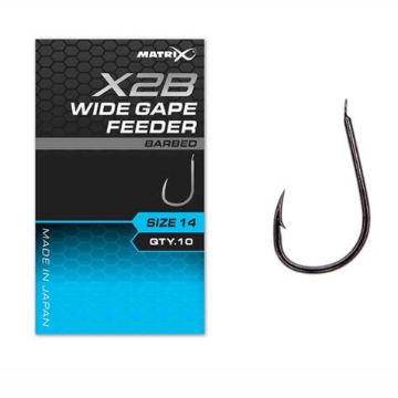Fox X2B Wide Gape Feeder Barbed Udice za ribolov 