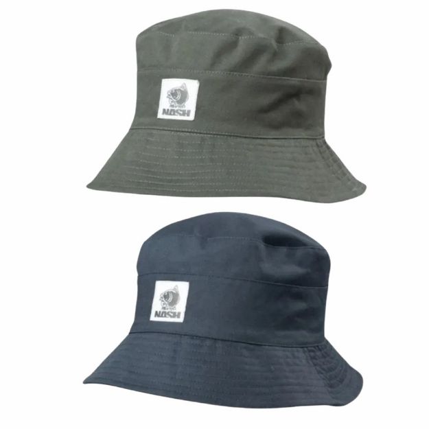 NASH MiH Badge Reversible Bucket Šešir Black Green