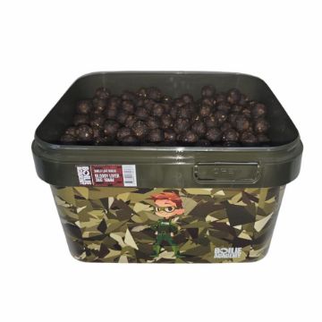 Boilie Academy Bloody Liver 18mm 3kg boile za ribolov šarana i amura  aroma jetre 